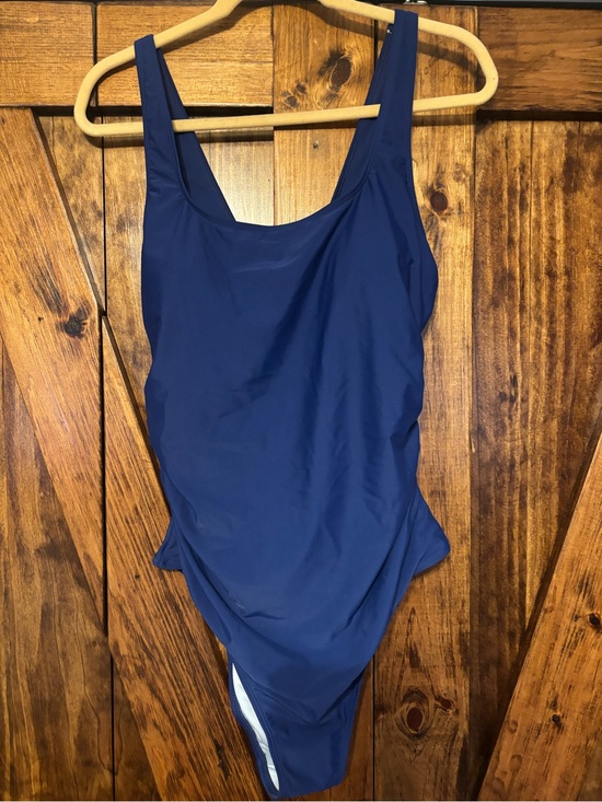 Cupshe Other - Cupshe navy blue, scoop-neck one-piece swimsuit NWT size XL